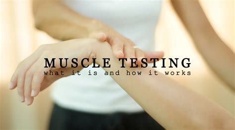 kinesiology muscle testing